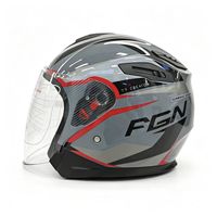 Casque de moto ouvert, casque de moto élégant pour adultes, idéal pour les trajets en ville en scooter