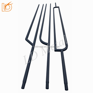 Balustre en fer forgé noir de 1/2 po, de forme carrée, style Aalto, pour <span class=keywords><strong>escalier</strong></span> intérieur en <span class=keywords><strong>bois</strong></span>, design moderne - Product Image 2