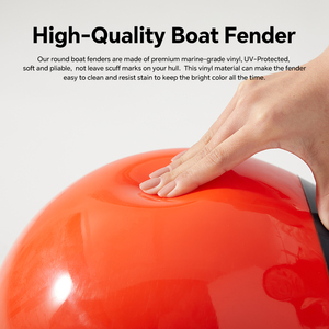 HOMFUL Yacht Fender perahu tiup, pelampung perahu karet laut Fender kapal <span class=keywords><strong>PVC</strong></span> tiup - Product Image 2