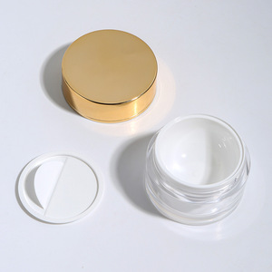 Botella de Loción Acrílica Pomeranian de 30g 50g, Juego de Envases Cosméticos Dorados, Dispensador, Botella para el Cuidado de la Piel - Product Image 4