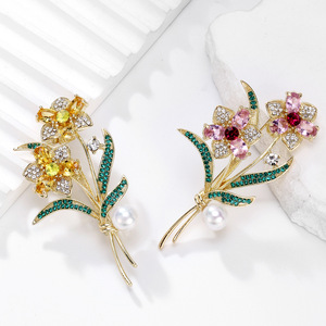 Novo Broche de Rosa Estilo Chinês Feminino, Elegante e Sofisticado, Acessório de Vestuário Anti-reflexo - Product Image 1