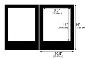 <span class=keywords><strong>Couverture</strong></span> de menu LED lumineuse A4 rechargeable, livre de menu de restaurant 8,5x11 pouces, logo personnalisé - Product Image 6