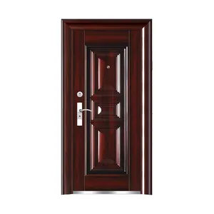 China Factory Custom Fancy Main House Entrance Security Anti-Theft Exterior Security Steel Door