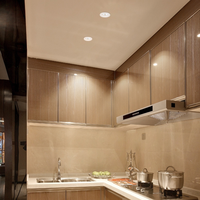 Focos Led IP65 Downlight impermeable Empotrado Baño Cocina Toile Spot Light Anti Fog COB Foco Lámpara de techo 110V 220V