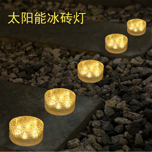 Ngoài trời Pin paver cảnh quan ấm trắng màu mini hình vuông Vòng <span class=keywords><strong>LED</strong></span> năng lượng mặt trời mặt đất <span class=keywords><strong>Pave</strong></span> con đường gạch ánh sáng cho vườn công viên - Product Image 5