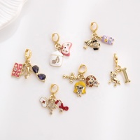 Sac à Main de Voyage Tendance Série Animaux et Infirmières, Pendentif Bijoux, Fermoir Plaqué Or, Clips en Laiton