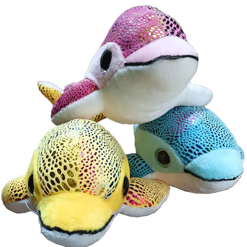2024 Dolphin Plush Toys Cheap Custom Stuffed Soft Dolphin Toy Plush