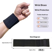 Attelle de poignet sportive personnalisable avec logo – Support de compression réglable pour le badminton, le basketball, le soulagement de la tendinite et l'équipement de gym