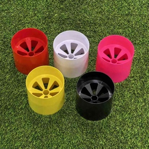 Coppa da <span class=keywords><strong>Golf</strong></span> con 6 Fori di Drenaggio in Materiale ABS, Resistente e Leggera, per Putting Green Interno/Esterno, Pratica nel Cortile, Colorata - Product Image 1