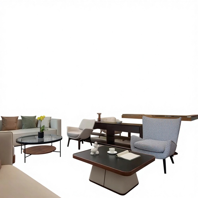 Wholesale Custom Size Durable Wood Hotel Bedroom Furniture Modern Design Sitting Furniture Set