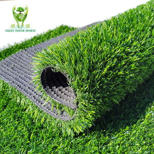 <span class=keywords><strong>Gazon</strong></span> synthétique Green Tower, <span class=keywords><strong>rouleau</strong></span> de <span class=keywords><strong>gazon</strong></span> artificiel, 20 mm, trous de drainage, tapis écologique, décoration de jardin, paysage, patio, cour - Product Image 3