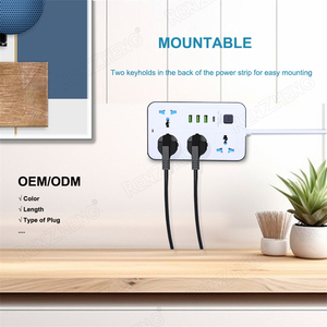 Đảm bảo chất lượng độc đáo PP chuyển đổi Power Strip thuận tiện chuyên nghiệp mở rộng ổ cắm - Product Image 6