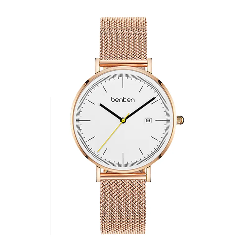 Oem Logo Brands Luxury Waterproof Stainless Steel Ultra Thin Leather Strap Business Wrist Women Ladies Quartz Watches