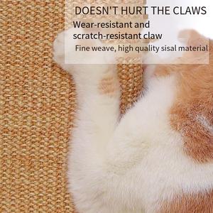 Wood <strong>cat</strong> <strong>Trees</strong> Scratcher Sisal Scratching Board Protective <strong>Corner</strong> Clutching for Pet Supplies - Product Image 5