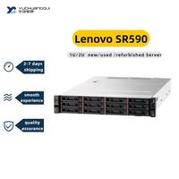 Serveur en rack Lenovo ThinkSystem SR590 2U d'occasion, processeur Intel Xeon Silver 4210, serveur d'entreprise