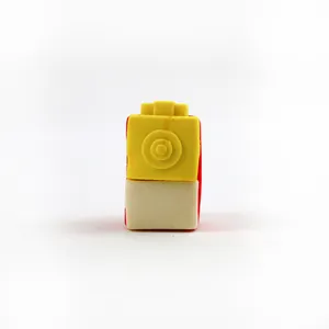 Promoção por atacado Custom Shaped Mini Kids 3d Lápis Sharpener Eraser Borracha Borracha Borracha Bonito Para Crianças