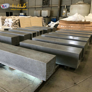 Nuevos Materiales de Construcción de Piedra, Asientos de Cemento Iluminados XMS006, Muebles de Hormigón de Alto Rendimiento para Parques y Paisajes Exteriores - Product Image 2