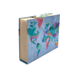 A4 hình dạng 13-Pockets mở rộng accordion tập tin thư mục Hộp Tùy chỉnh đầy màu sắc thời trang giấy tổ chức văn phòng trường nộp hồ sơ - Product Image 2