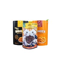 Sachet personnalisé en Mylar imprimé numériquement, transparent, refermable, en plastique, pour fruits, biscuits, chocolat, emballage alimentaire en aluminium, pochette à fermeture éclair