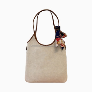 Sacs fourre-tout de marque pour femmes, grande capacité, sac à bandoulière en cuir, sac fourre-tout de luxe en jean pour l'université, Miues Personnalisé - Product Image 5