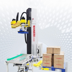 Palettiseur robotisé électrique automatique de 70 kg, machine d'empilage de cartons à haute efficacité pour la ligne d'emballage des boissons et des aliments - Product Image 1