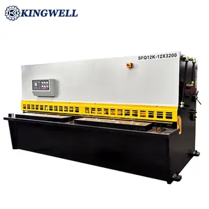 Máquina de corte hidráulica multifuncional QC12Y-6X3200 para placas de metal guilhotina CNC para venda