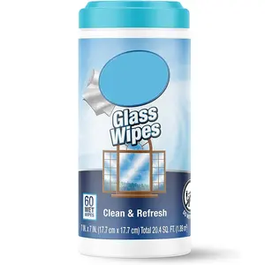 OEM ODM Factory Price Disposable and Streak Free Cleaning Wipes for Mirrors Windows Kitchen Home and Auto