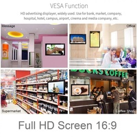 Marco de Fotos Digital Grande de 21.5 Pulgadas, Reproductor de Publicidad con Pantalla LCD de Alta Resolución de 1080P, Entrada HD, VESA con Soporte de Pared