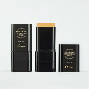 Pinceau applicateur 2-en-1 pour fond de teint et correcteur avec poudre, résistant à l'eau, pour le soin des pores, outil cosmétique pour le maquillage du visage - Product Image 4