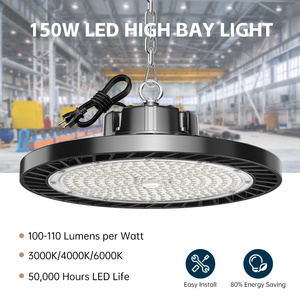 โคมไฟทรงสูงรูปยูเอฟโอ LED สำหรับคลังสินค้าดีไซน์แม่พิมพ์แบบ100W 150W 200W 300W - Product Image 2