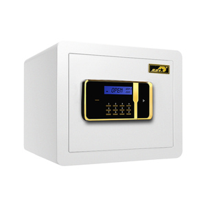 Kaer Small White Deluxe Sleek Safes Digital Keypad Screen Safe Box with Internal Light Security Steel Home Safe