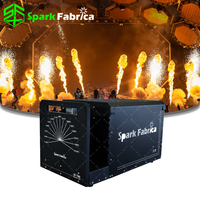 Tornado SF-180 2025 Nouvelle machine à effets spéciaux de scène, angle de rotation de 210 degrés, machine à feu mobile, boîtier en acier inoxydable, contrôle DMX512, étincelles
