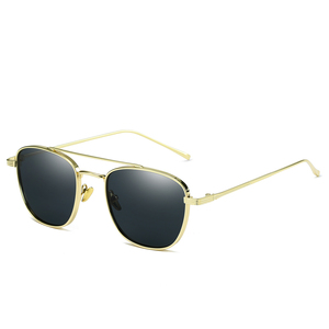 Nueva llegada de moda de Metal cuadrado mujeres y hombres gafas de sol polarizadas de gran tama&amp;ntilde;o - Product Image 1