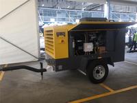 Compresseur d'air à vis diesel Atlas Copco XAXS600 17 bar 600cfm 250psi 17m3/min AtlasCopco XAXS 600 Cfm haute pression