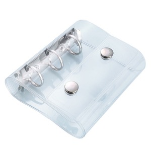 Spot Spiral PVC Loose-Leaf Organizer/Planner <b>Notepad</b> with Stylish Ins Design Detachable M5A6A7A8 Transparent Shell - Product Image 4