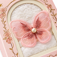 Boîte cadeau de serviettes papillon en gros, serviettes de toilette douces en polaire corail, cadeaux de mariage pour invités, cadeaux de fête prénuptiale