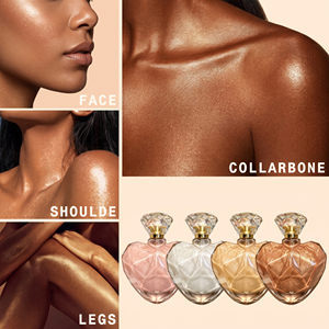HKH Custom Cocoa Radiant Shimmer Liquid Body Oil Mist <b>Moisturizing</b> Dry Skin Glowing Eco-Friendly Long Lasting Natural Women - Product Image 3