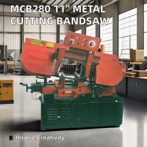เครื่องเลื่อยสายพานตัดโลหะไฮดรอลิกแบบแมนนวล รุ่นใหม่ bibo MCB280 ขนาด 11 นิ้ว พร้อมมอเตอร์เกียร์ไฮดรอลิกและส่วนประกอบหลัก - Product Image 4
