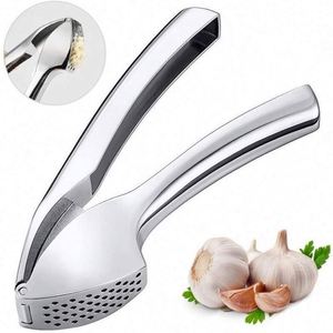 High Quality Stainless Steel Garlic Press Labor-Saving Rust-Proof Zinc Alloy <b>Kitchen</b> <b>Gadget</b> Manual Stainless Steel <b>Tools</b> Food - Product Image 3