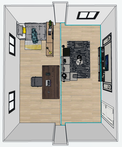 الجدة شقة 7 قدم 20 قدم 40 قدم 0.40 قدم منزل قابل للطي فيلا جاهزة الصنع 40 قدم منزل متنقل مسبق الصنع 2 3 غرف نوم - Product Image 3