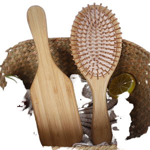 Nouveau Peigne <span class=keywords><strong>de</strong></span> Massage Capillaire Professionnel 100% Naturel en Bambou, <span class=keywords><strong>Brosse</strong></span> à Cheveux en Bois - Product Image 1