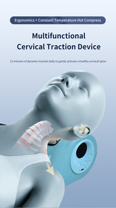 Oem nhiệt EMS điện Cổ và Vai massage gối với nhiệt rung động cho đầu cổ tử cung kéo Massager - Product Image 6