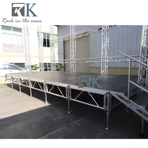 Cabinas de exhibición Plataforma de aluminio Etapa para eventos Etapa de instalación rápida - Product Image 3