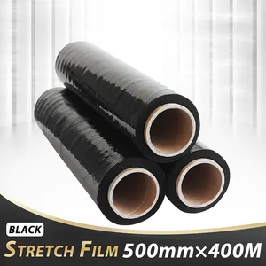 18" Stretch Film/Wrap 1200ft 300% Stretch Clear Cling Durable Adhering Packing Moving Packaging Heavy Duty Shrink Film