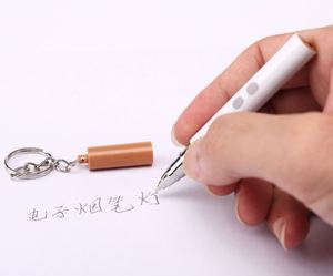 Wholesale Multi-Functional Cigarette Shape <b>LED</b> Red Light Mini <b>Flashlight</b> Keychain Small Key Torch - Product Image 4