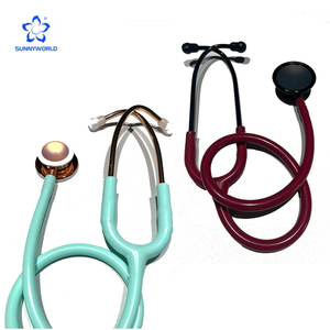 เครื่องฟังเสียงหัวใจแบบพกพาสำหรับนักศึกษาพยาบาล น้ำหนักเบา หูฟังสองหัว สีสันสดใส - Product Image 1