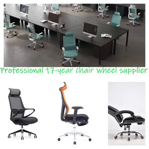 Roulettes pivotantes universelles en nylon et plastique de 50 mm pour chaise de bureau réglable, salon, salle à manger, mobilier de supermarché - Product Image 5