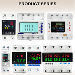 Medidor <span class=keywords><strong>de</strong></span> Energía Inteligente WiFi Monofásico OEM, Monitor <span class=keywords><strong>de</strong></span> kWh con Pantalla LCD TFT, Protector <span class=keywords><strong>de</strong></span> Voltaje con Relé Temporizador Tuya - Product Image 3