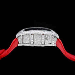 นาฬิกาหรูหราแบบ OEM ประดับเพชรเต็มเรือน VVS มอยส์ซาไนต์ ระดับไฮเอนด์ ระบบจักรกล ดีไซน์เพชรน้ำแข็ง สไตล์ฮิปฮอป คุณภาพสูงสุด สำหรับงานปาร์ตี้ - Product Image 6