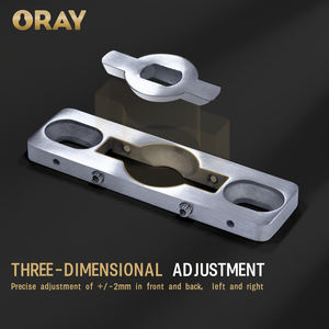 Нержавеющая сталь 360 градусов сверхмощный поворотный скрытый вал вращающийся верхний и нижний шарнир двери стеклянная дверь - Product Image 5